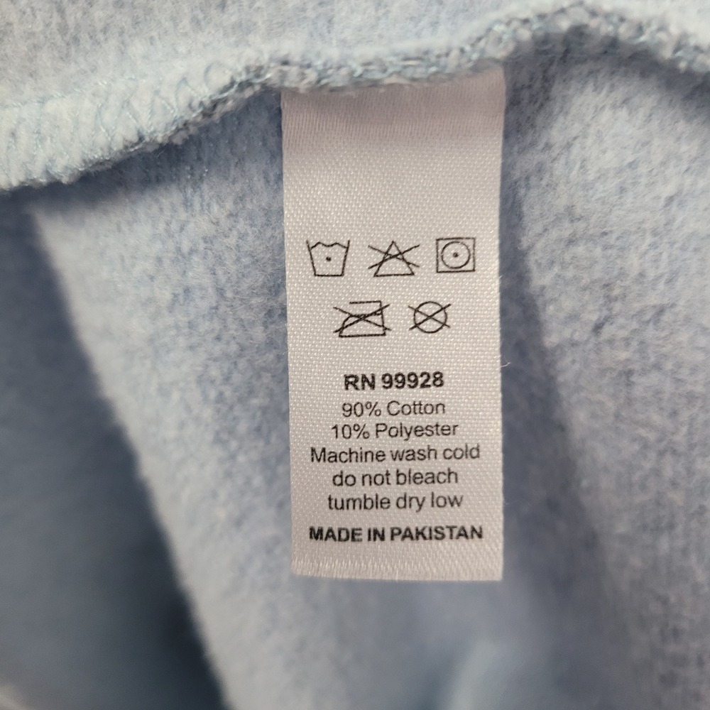Salt Creek Apparel Upper Michigan Graphic‎ Sweatshirt Light Blue Pullover Size L - Picture 8 of 8